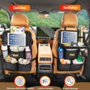 Thumbnail 3 de SURDOCA Auto Organizer Kinder mit Klapptisch – Rücksitz Organizer mit Touchscreen-Tabletfach 📷