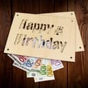 Thumbnail 3 de TAKULA Geldgeschenk Holzkarte 27×19 cm 🎁