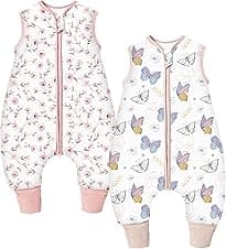 Teechodina Schlafsack Füße 80–100 cm 2er Pack 2,5 Tog ⌚