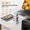 Thumbnail 1 de TESSAN 12-fach Mehrfachsteckdose mit USB-C 2M Verlängerung ⌚