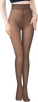 Thumbnail 3 de Thermo Strumpfhose Damen Winter gefüttert Braun Schwarz ⌚