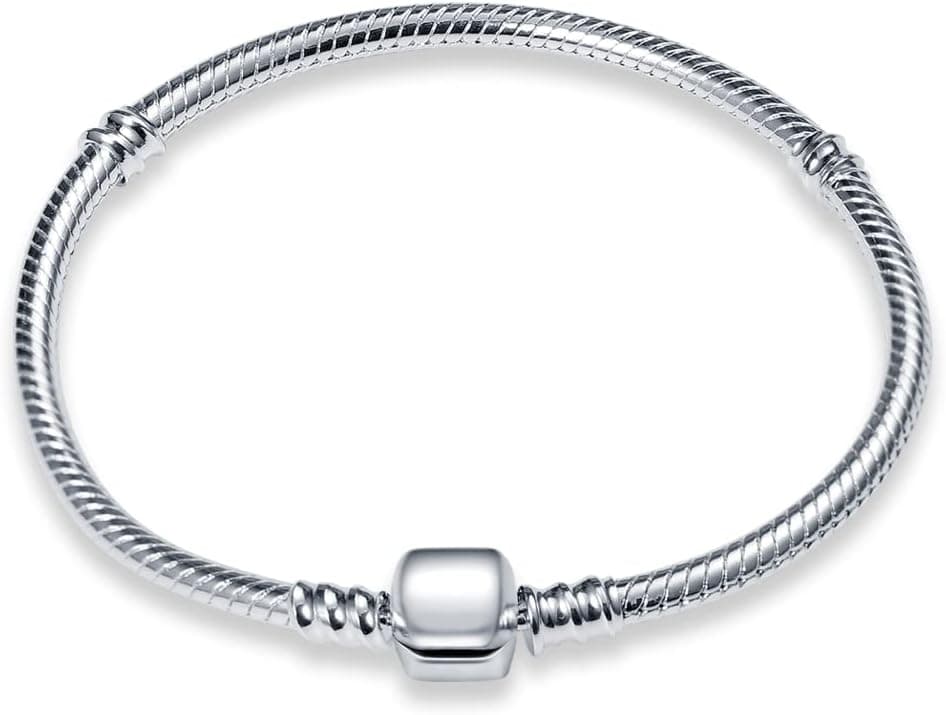 TINSLO 925 Sterling Silber Damenarmband mit Herzverschluss 💍