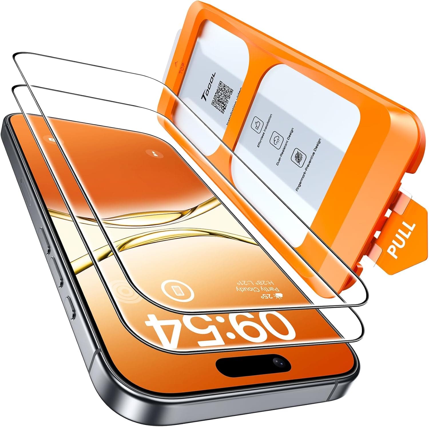 TOCOL iPhone 17 Panzerglas 6,3" 2er-Set 📱