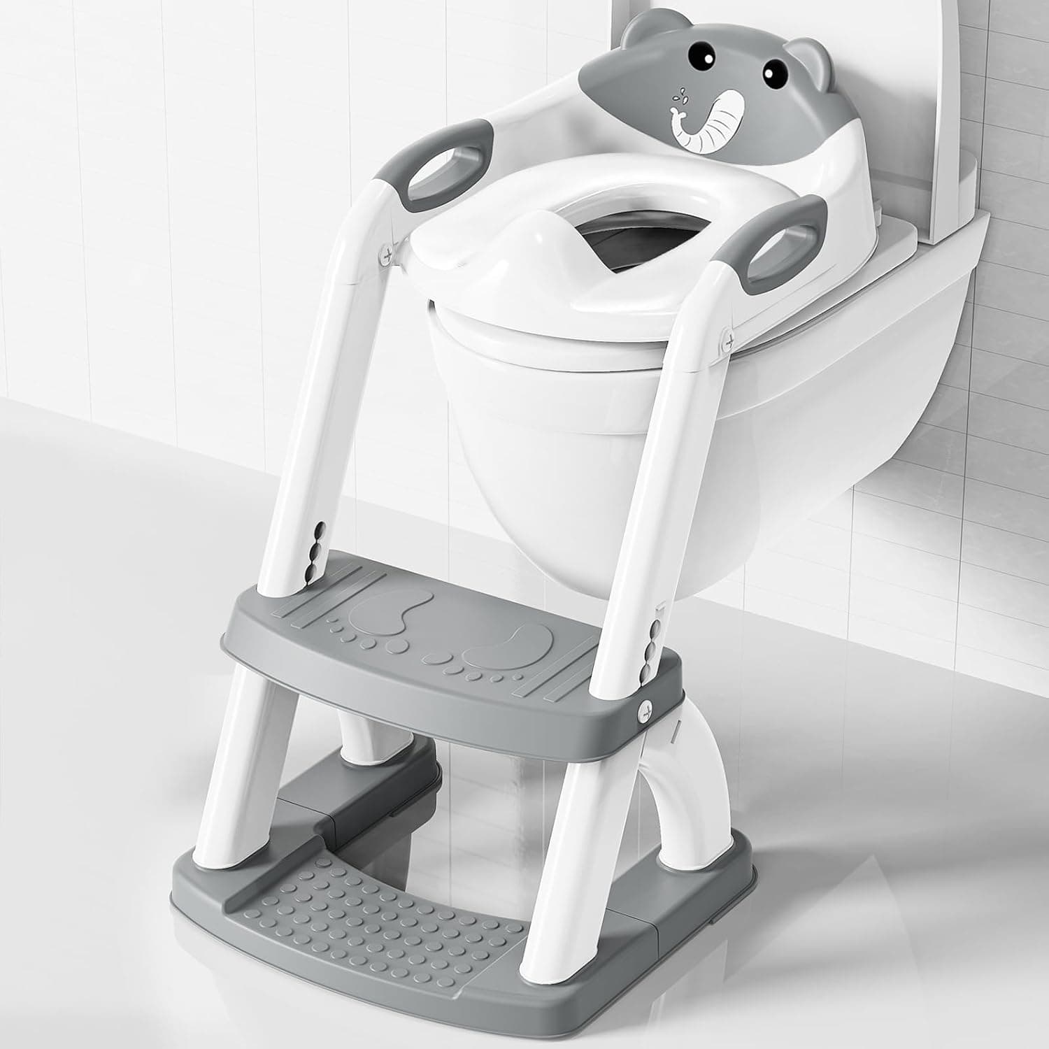 Toilettensitz Kinder 2‑in‑1, höhenverstellbar und faltbar 🚽