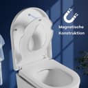 Thumbnail 4 de Toilettensitz Kinder mit Absenkautomatik D-Form Weiß ⌚