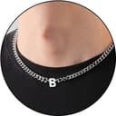 Thumbnail 1 de TOLOWOBK Buchstaben-Kette Herren Silber 🎧