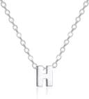 Thumbnail 5 de TOLOWOBK Kette Buchstaben Silber Edelstahl A–Z Schmuck ⌚