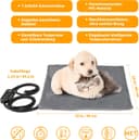 Thumbnail 1 de Toozey Katzen- und Hund Heizmatte 45 × 40 cm, Temperatur einstellbar ⌚