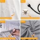 Thumbnail 2 de Toozey Katzen- und Hund Heizmatte 45 × 40 cm, Temperatur einstellbar ⌚