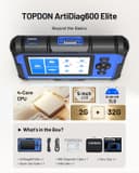Thumbnail 6 de TOPDON ArtiDiag600 Elite OBD2 Diagnosegerät mit 13 Funktionen 🔧