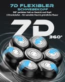 Thumbnail 1 de Topipop 7D Glatzenrasierer wiederaufladbar ⌚