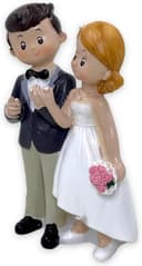 Thumbnail 2 de Tortenfigur Hochzeit Brautpaar Cake-Topper 🎂