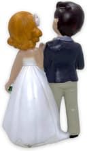 Thumbnail 4 de Tortenfigur Hochzeit Brautpaar Cake-Topper 🎂