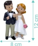 Thumbnail 5 de Tortenfigur Hochzeit Brautpaar Cake-Topper 🎂