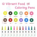 Thumbnail 2 de Treedoa Lebensmittelfarbstifte 12er Set 🎨