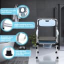 Thumbnail 2 de Tubiaz M1-GGP8073c Toilettenstuhl höhenverstellbar 42–54 cm 🚽