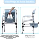 Thumbnail 4 de Tubiaz M1-GGP8073c Toilettenstuhl höhenverstellbar 42–54 cm 🚽