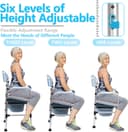 Thumbnail 5 de Tubiaz M1-GGP8073c Toilettenstuhl höhenverstellbar 42–54 cm 🚽