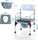 Thumbnail 6 de Tubiaz M1-GGP8073c Toilettenstuhl höhenverstellbar 42–54 cm 🚽