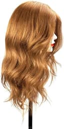 Thumbnail 3 de TwoWin Übungskopf 80% Echthaar Friseurkosmetik Kopf mit Ständer 1 Stück ⌚