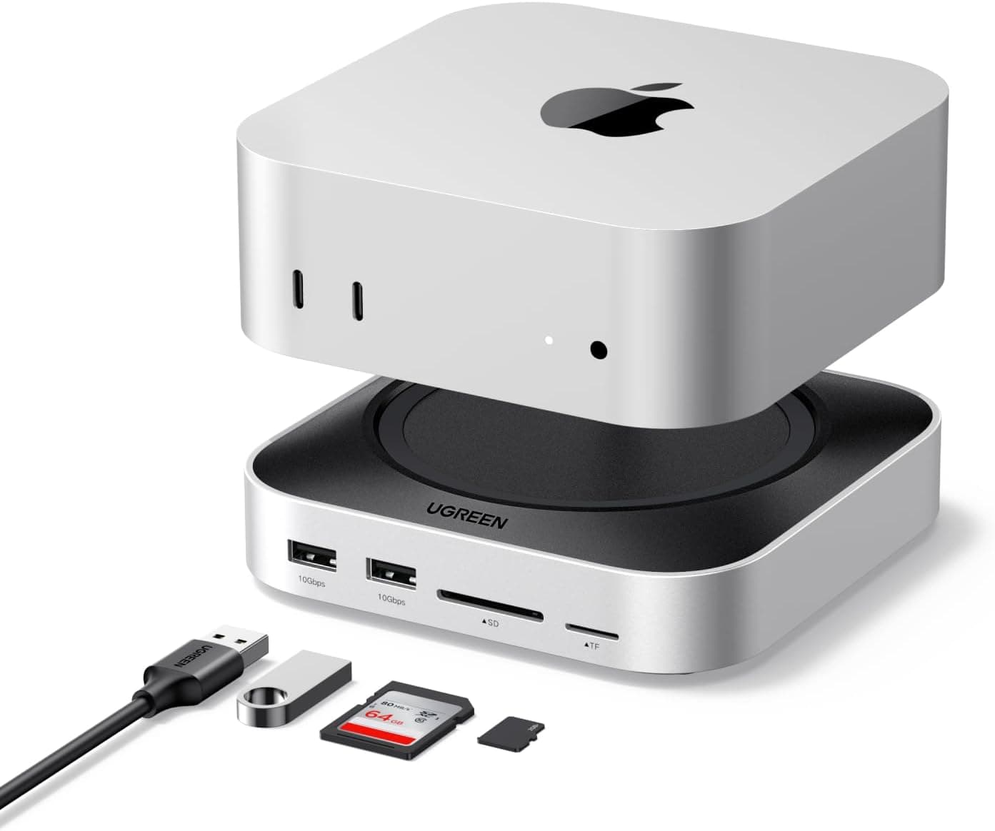 UGREEN Mac Mini M4 Dock mit NVMe‑SSD‑Gehäuse 📦
