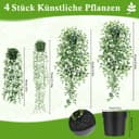 Thumbnail 1 de UHAPEER 65 cm Hängepflanzen 4er-Set 🌿