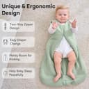 Thumbnail 3 de Unnivoll Schlafsack Baby Winter 2.5 Tog 67 cm Grün ⌚