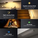 Thumbnail 1 de Unterbauleuchte Küche LED Schrankbeleuchtung 2Stk Warmweiß ⌚