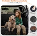 Thumbnail 2 de Upgrade4cars Premium Kofferraumschutz Hund – Kofferraumdecke 📷