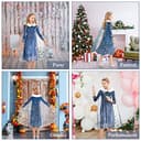 Thumbnail 6 de URAQT Prinzessin-Langarmkleid Kostüm 150 cm 👑