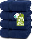 Thumbnail 6 de Utopia Towels Badetücher 4er-Set Premium 100% Baumwolle 69 x 137 cm 📷