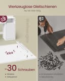 Thumbnail 2 de VASAGLE Kailyn Schminktisch mit LED‑Spiegel, 9‑Lampen 🎀