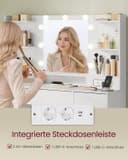 Thumbnail 5 de VASAGLE Kailyn Schminktisch mit LED‑Spiegel, 9‑Lampen 🎀