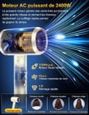 Thumbnail 2 de Vbrisi Föhn 2400W Klappbar Ionen Haartrockner ⌚