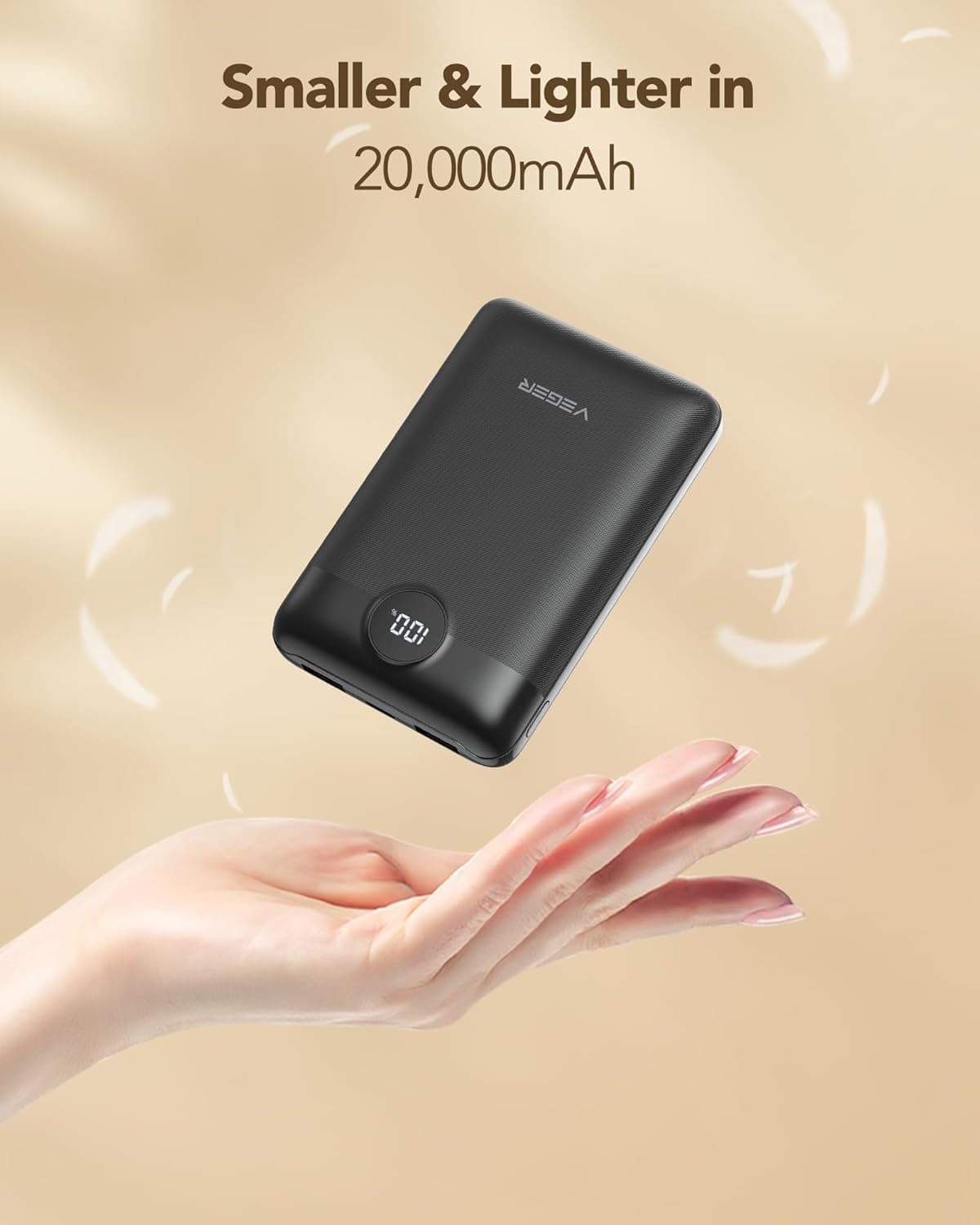 VEGER Power Bank 20000mAh klein mit 22.5W 🔋