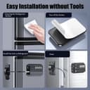 Thumbnail 2 de Verbesserte Kühlschrank-Kombinationsschlösser 2er-Set: Passwortschloss für Kinder ⌚