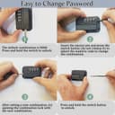 Thumbnail 5 de Verbesserte Kühlschrank-Kombinationsschlösser 2er-Set: Passwortschloss für Kinder ⌚