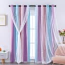 Thumbnail principal de Verdunklungsvorhang 132×214 cm mit Sternenmuster 🪟