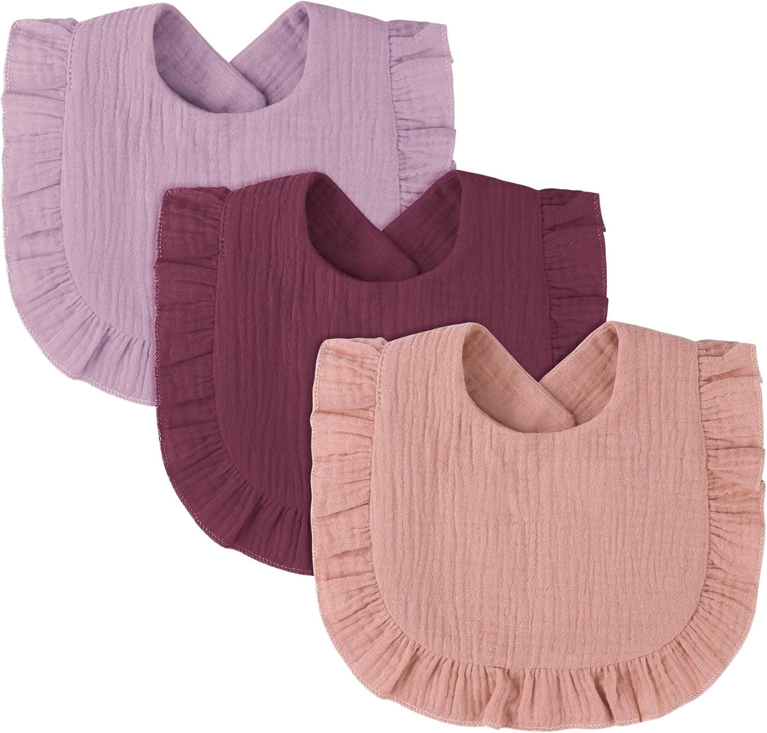 Vicloon Baby Lätzchen – weiche Musselin-Absorption (1)⌚