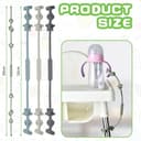 Thumbnail 2 de Vicloon Silikon-Spielzeug-Clip, 4 Stück mit verstellbaren Schnullernägeln ⌚