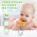 Thumbnail 3 de Vicloon Silikon-Spielzeug-Clip, 4 Stück mit verstellbaren Schnullernägeln ⌚