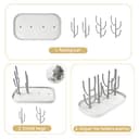 Thumbnail 4 de Vicloon Trockenständer Babyflaschen grau 📷