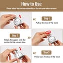 Thumbnail 3 de Vicloon Vintage Taschenuhr Retro Quarz mit Kette ⌚