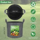 Thumbnail 1 de VIEWALL 20 L Pflanzsack Stoff — Kartoffelsack 5er-Set 🪴