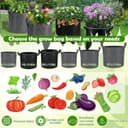 Thumbnail 6 de VIEWALL 20 L Pflanzsack Stoff — Kartoffelsack 5er-Set 🪴