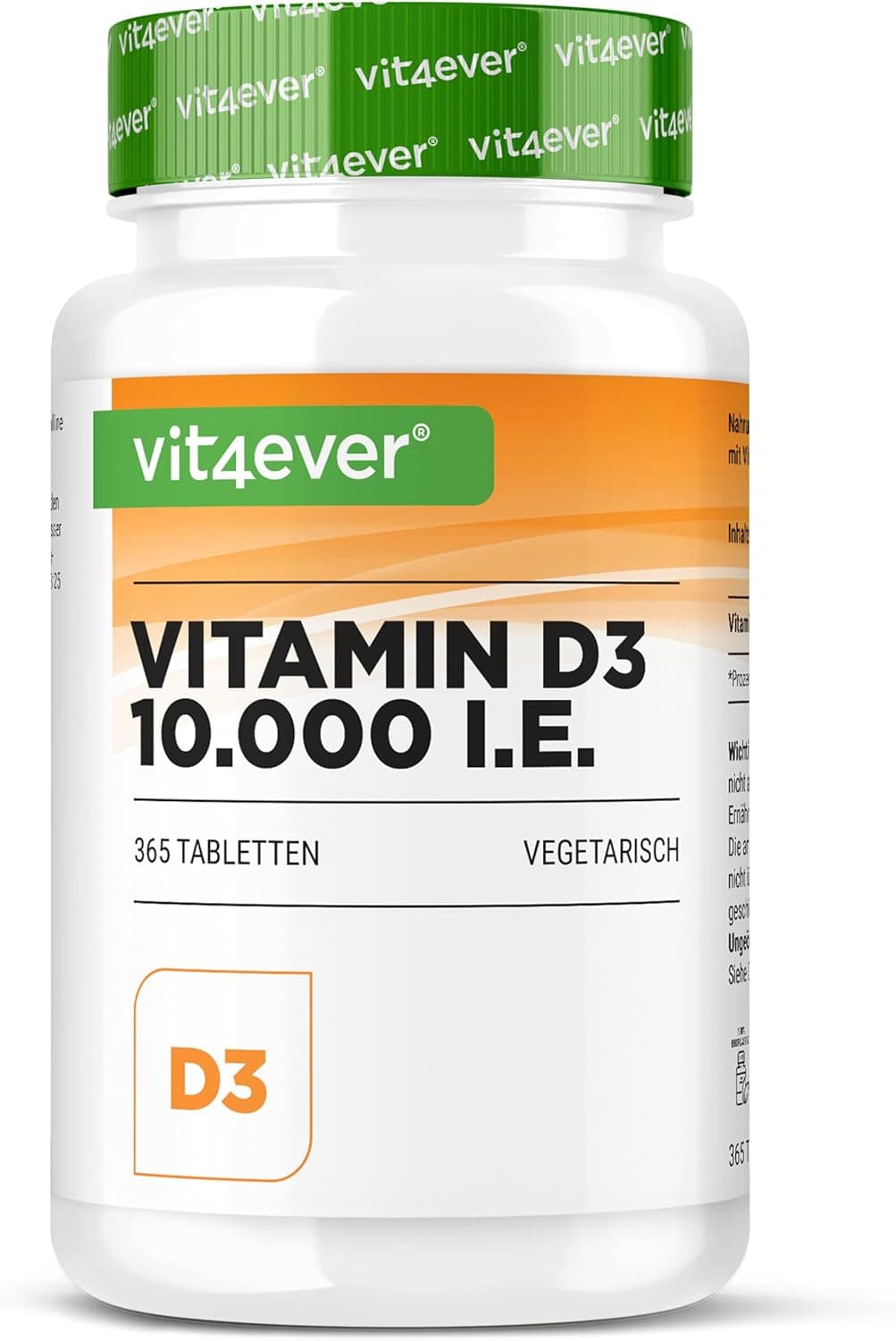 Vitamin D3 10.000 IE Depot - 365 Tabletten ⌚
