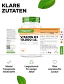 Thumbnail 4 de Vitamin D3 10.000 IE Depot - 365 Tabletten ⌚