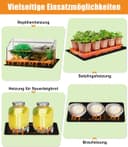 Thumbnail 6 de WADEO Heizmatte 50W für Anzucht und Gewächshaus 🌱