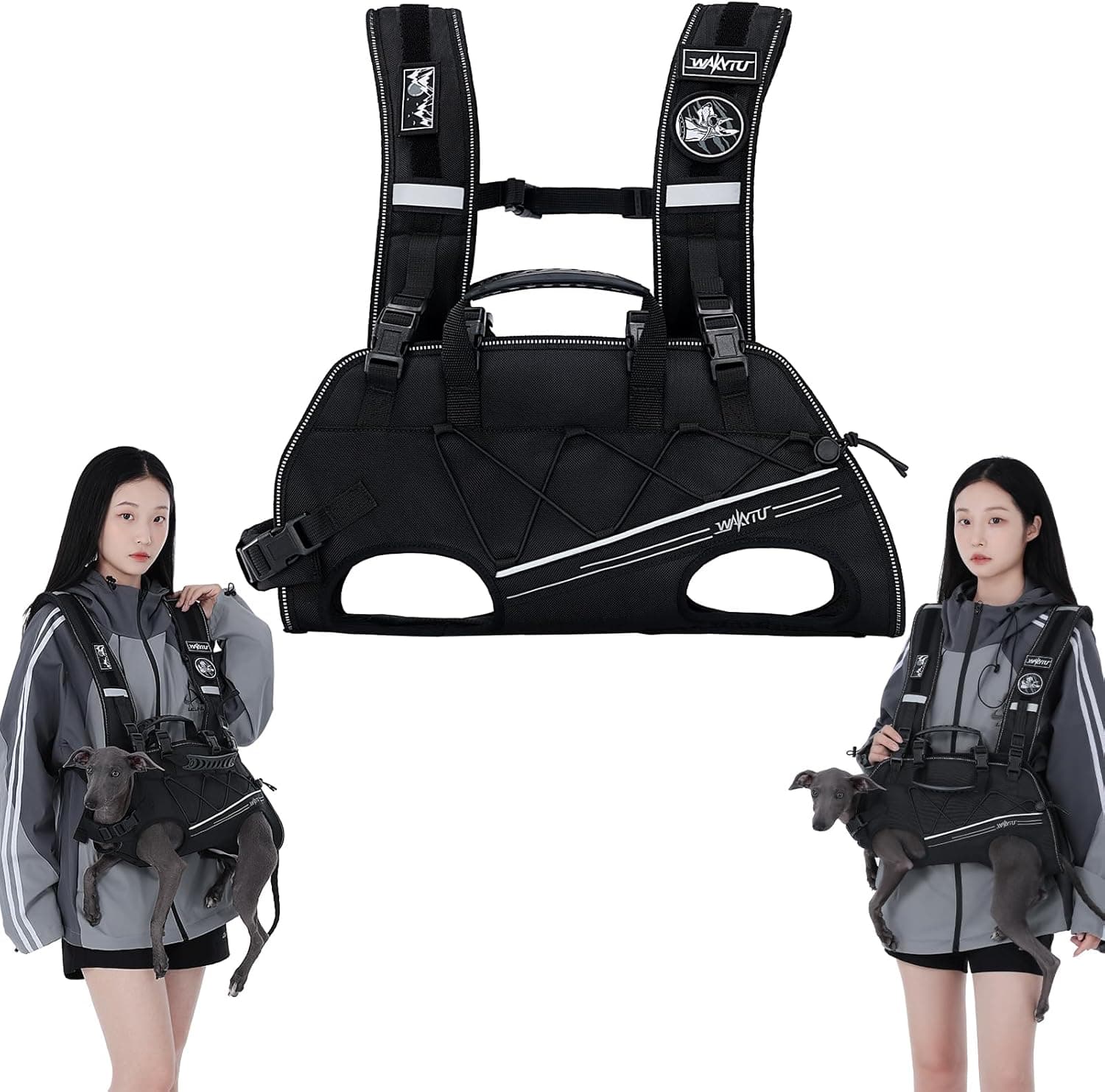 Wakytu Rucksack-Tragetasche für kleine Hunde 4–8 kg 🐶