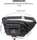 Thumbnail 2 de WATERFLY Bauchtasche Gürteltasche Damen und Herren Sport Hüfttasche für Laufen Fitness Joggen Wandern
WATERFLY Bauchtasche Gürteltasche Damen und…